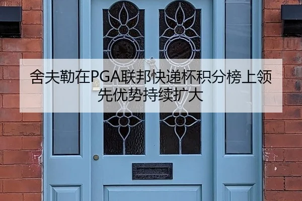 舍夫勒在PGA联邦快递杯积分榜上领先优势持续扩大
